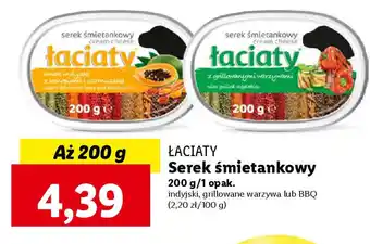 Lidl ŁACIATY Serek śmietankowy 200g oferta