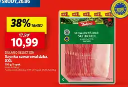 Lidl DULANO SELECTION Szynka szwarcwaldzka 250g oferta