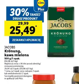 Lidl JACOBS Krönung kawa mielona 500g oferta