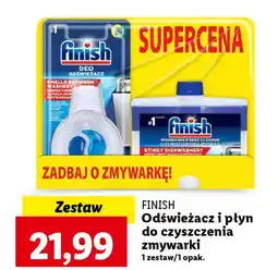 Lidl FINISH Odświeżacz i płyn do czyszczenia zmywarki oferta