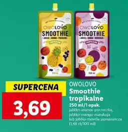 Lidl OWOLOVO Smoothie tropikalne 250 ml oferta