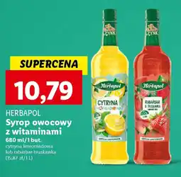 Lidl HERBAPOL Syrop owocowy z witaminami 680 ml oferta