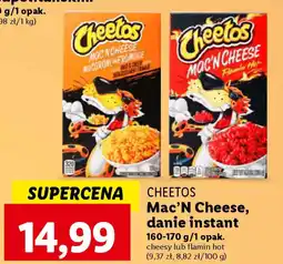Lidl CHEETOS Mac'N Cheese, danie instant 160-170 g oferta