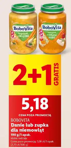 Lidl BOBOVITA Danie lub zupka dla niemowląt 190 g oferta