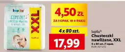 Lidl Lupilu Chusteczki nawilżane, XXL 4 x 80 szt. oferta