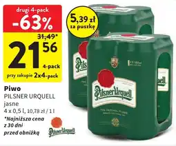 Intermarche Piwo PILSNER URQUELL 4x0,5l oferta