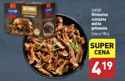 ALDI ŁUKÓW Wołowina szarpana wolno gotowana 100 g oferta