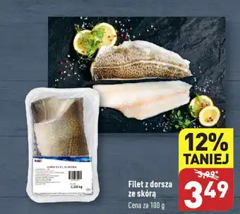 ALDI Filet z dorsza ze skórą 100 g oferta