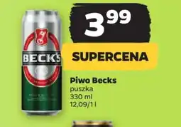 Netto Piwo Becks 330ml oferta