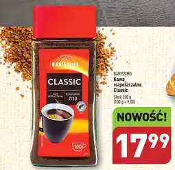ALDI BARISSIMO Kawa rozpuszczalna Classic 200 g oferta