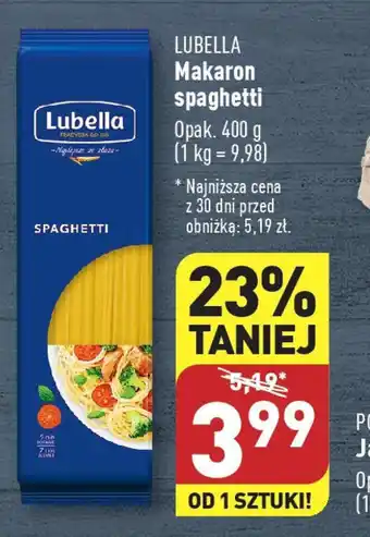 ALDI LUBELLA Makaron spaghetti 400 g oferta