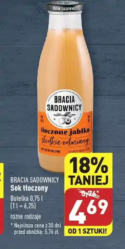 ALDI BRACIA SADOWNICY Sok tłoczony 0,75 l oferta