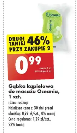 Biedronka Gąbka kąpielowa oferta