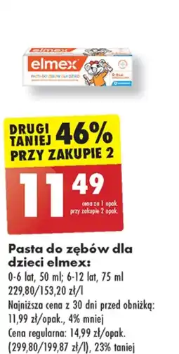 Biedronka Pasta do zębów oferta