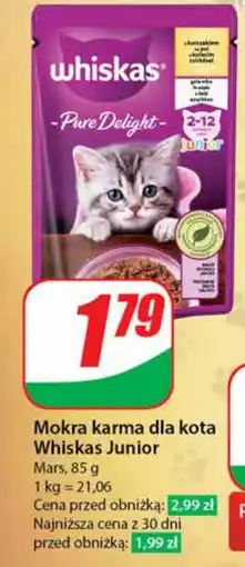 Dino Mokra karma dla kota Whiskas Junior oferta