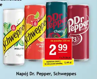 Gram Market Napój Dr. Pepper, Schweppes 330 ml oferta