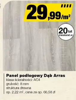 Bricomarche Panel podłogowy Dąb Arras m^2 oferta