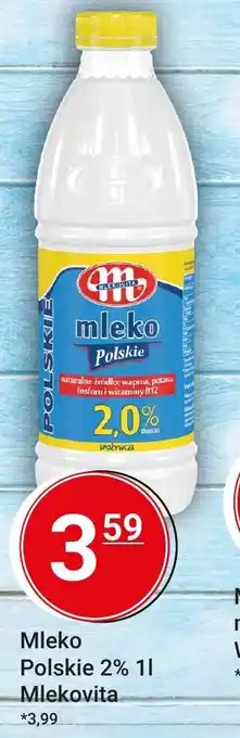 Hitpol Mleko Polskie 2% 1 l Mlekovita oferta