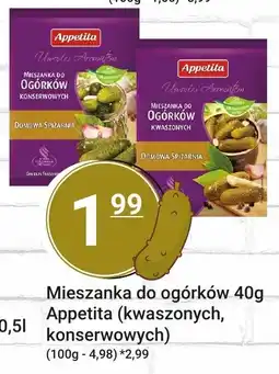Mieszanka do ogórków 40g Appetita