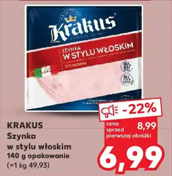 Kaufland KRAKUS Szynka w stylu włoskim 140 g oferta