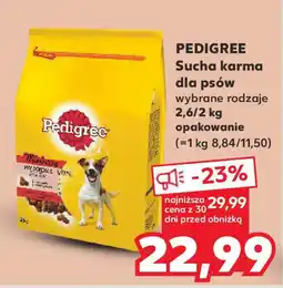 Kaufland PEDIGREE Sucha karma dla psów 2,6/2 kg oferta