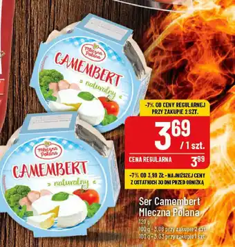 Polomarket Ser camembert naturalny 1 SZT 120 G oferta