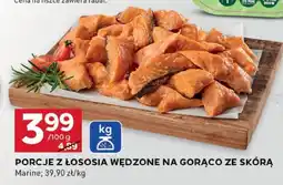 PORCJE Z ŁOSOSIA WĘDZONE NA GORĄCO ZE SKÓRĄ Marine 100 g
