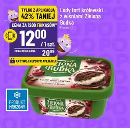 Polomarket Lody tort królewski z wiśniami Zielona Budka Froneri, 1l oferta