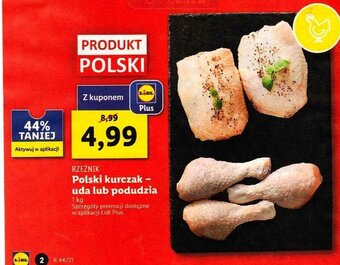 Lidl Polski kurczak - uda lub podudzia 1kg oferta