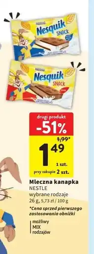 Intermarche Przekąska kakaowa Nesquik oferta
