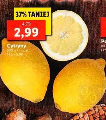 Lidl Cytryny 500g oferta
