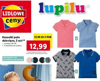 Lidl Dziecięce koszulki polo 1 OPAK 2 SZT oferta