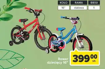 Carrefour Market Rower dziecięcy 16&quot; 1 SZT oferta