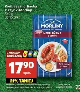 Delikatesy Centrum Kiełbasa Morliny oferta