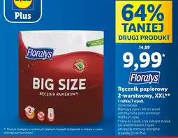 Lidl Floralys Ręcznik papierowy 2-warstwowy, XXL rolka oferta