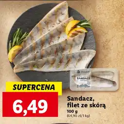 Lidl Sandacz, filet ze skórą 100 g oferta