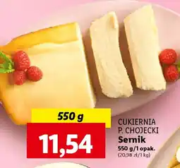 Lidl CUKIERNIA P. CHOJECKI Sernik 550 g oferta