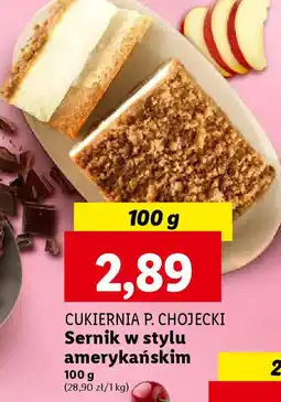 Lidl CUKIERNIA P. CHOJECKI Sernik w stylu amerykańskim 100 g oferta