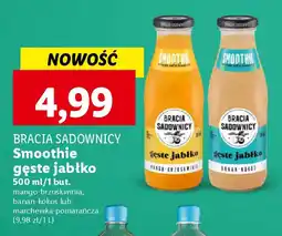 Lidl BRACIA SADOWNICY Smoothie gęste jabłko 500 ml oferta