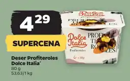 Netto Deser Profiteroles Dolce Italia 80g oferta