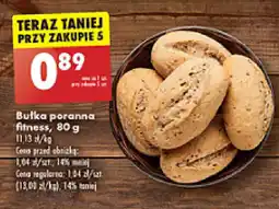 Biedronka Bułka poranna fitness 80g oferta