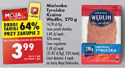 Biedronka Mielonka Tyrolska Kraina Wędlin 270 g oferta