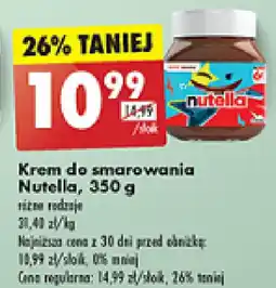 Biedronka Krem do smarowania Nutella 350 g oferta