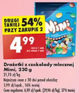 Biedronka Dražetki z czekolady mlecznej Mimi 230g oferta
