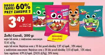 Biedronka Żelki Candi 200 g oferta