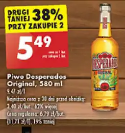 Biedronka Piwo Desperados Original 580 ml oferta