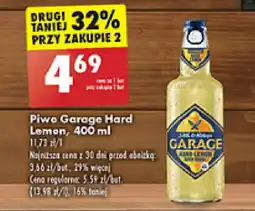 Biedronka Piwo Garage Hard Lemon 400 ml oferta
