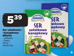 Netto Ser sałatkowo-kanapkowy Miletto oferta