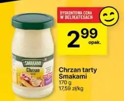 Delikatesy Centrum Chrzan tarty Smakami oferta