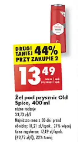 Biedronka Żel pod prysznic Old Spice, 400 ml oferta